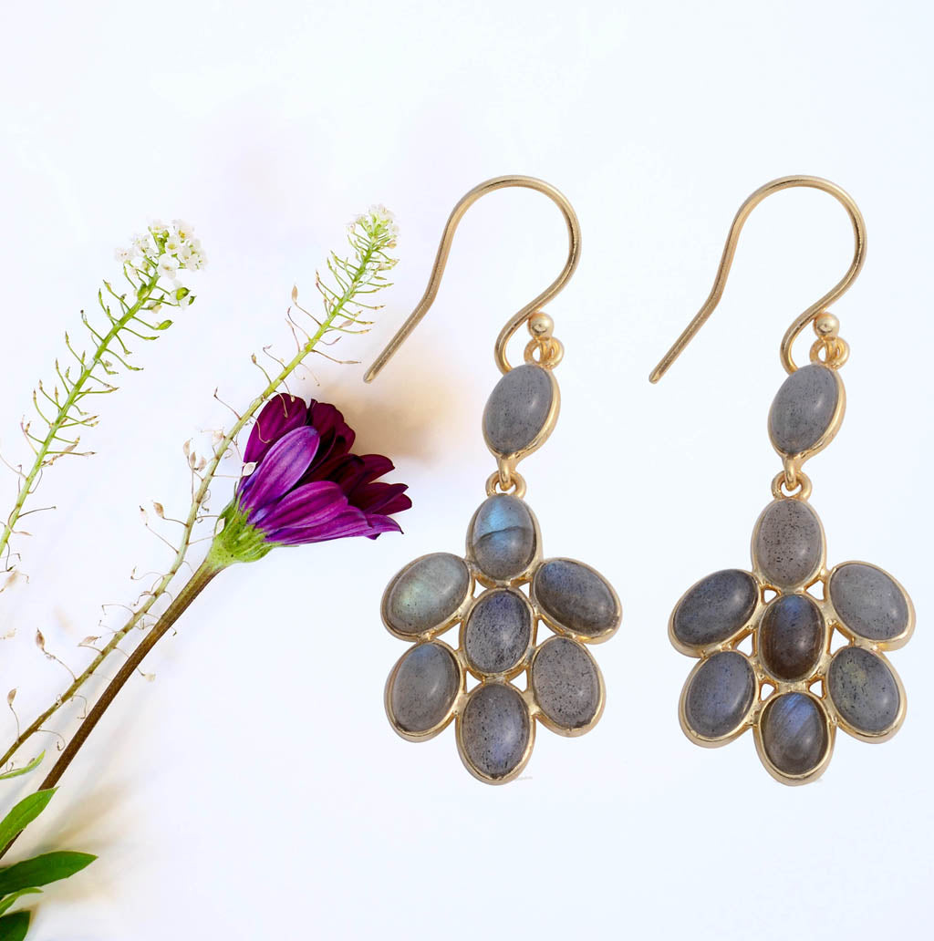 Labradorite Dangle Earrings