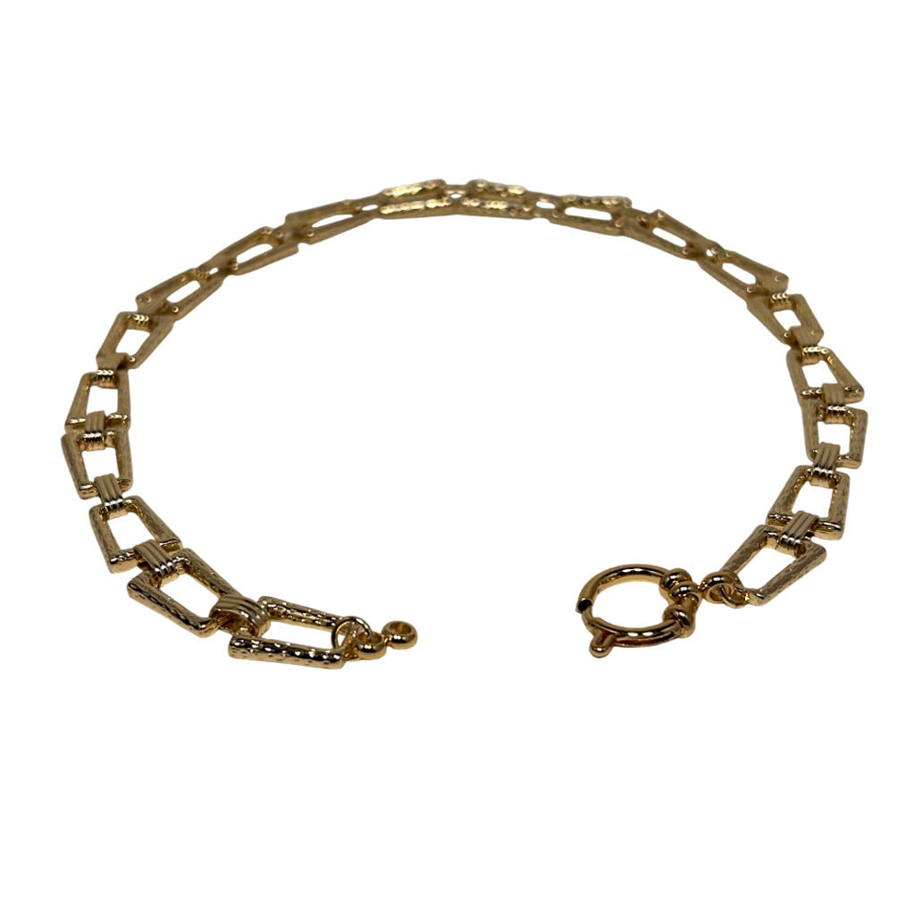 Stylish Chuncky Gold Plated Necklace